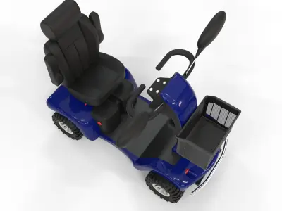 Electric Mobility Scooter 3D model
