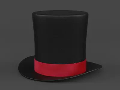 Magician Hat 3D model