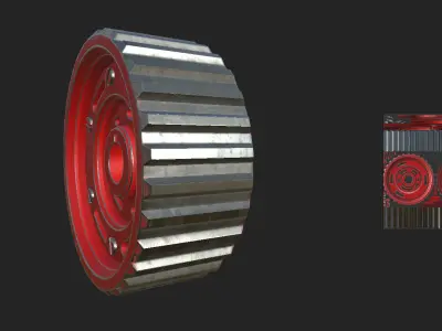 Gear 01 PBR Free low-poly 3D model