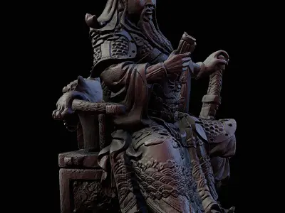 Guan Yu 3D Model by BBM Studio 3D model