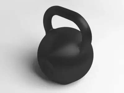 Kettlebell 5kg 3D model