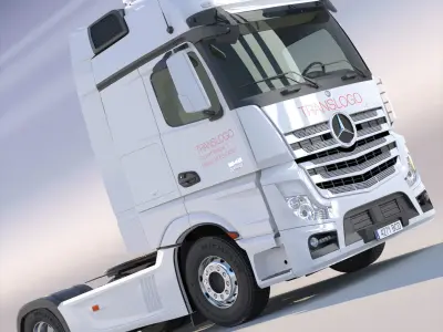 Mercedes Actros MP4 Cab 3D model