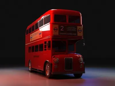 London Bus 3D model purchase