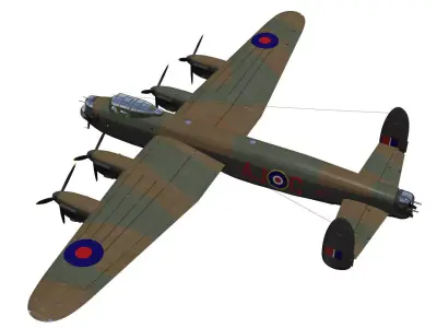 avro lancaster B-i special dambuster 3D model