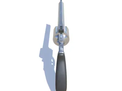 Colt Anaconda Revolver Low-poly 3D model