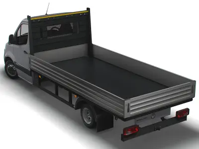 Mercedes Benz Sprinter Single Cab Tipper 2023 3D model