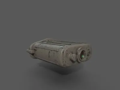 Electrobinouculars camera Free 3D model