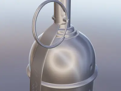 RGD-5 soviet hand grenade Free 3D model
