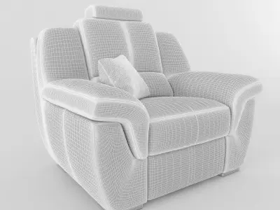 Chair recliner - recliner 3D model