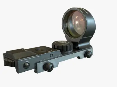 Optical Scope Panorama mk3 Low-poly 3D model