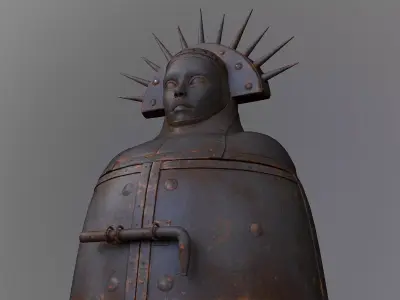 Iron Maiden  Low-poly 3D model