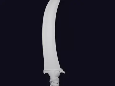 Pharaonic dagger 3D model