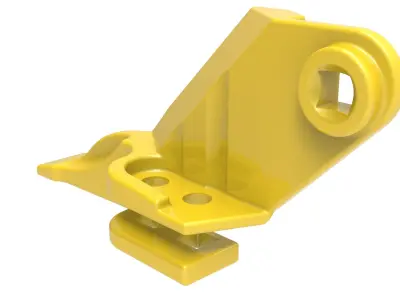 Lateral tooth 332-4390 JCB 3CX 3D model
