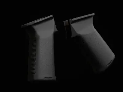 AK - Pistol Grip - Magpul Low-poly 3D model