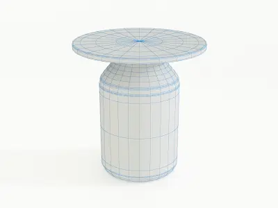 Classic End Table 3D model