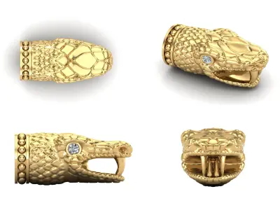 Bracelet ak1 snake 3D print model