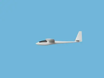 ASW 17 3500mm span Scale Sailplane Model 3D print model