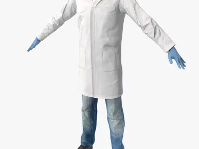 Scientist Clothes 3D model