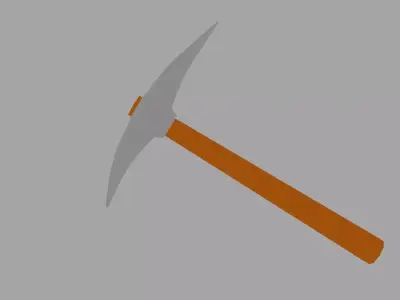 Pickaxe 3D Model Free 3D model