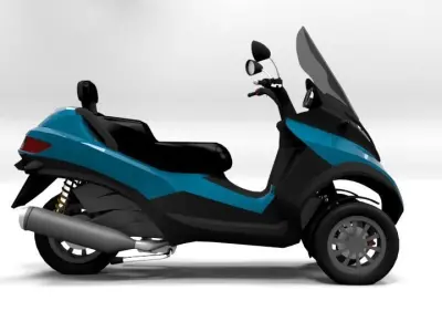 PIAGGIO MP3 LP500 Low-poly 3D model