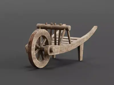 Wheelbarrow Free 3D model purchase
