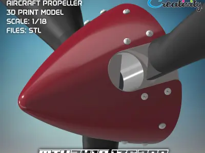 AIRPLANE PROPELLER 1-18  MTV-34-1-A 175-200 3D model