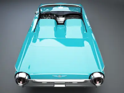 Ford Thunderbird 1961 Roadster 3D model