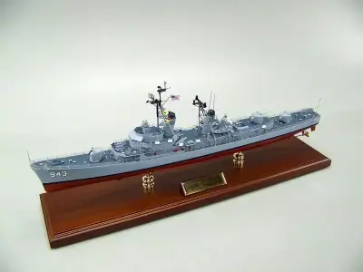 Forrest Sherman Class Destroyer US Navy Warship 3D print model