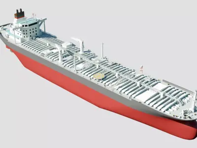 Oil tanker Ship 3D model purchase