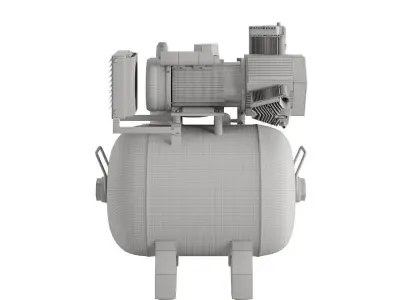 Cattani AC300 compressor module  3D model