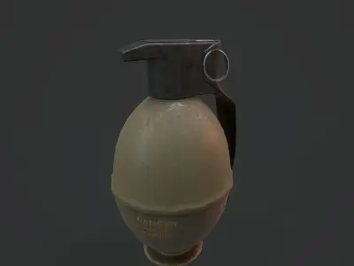 M61 Grenade - Models and Textures Low-poly Low-poly 3D model