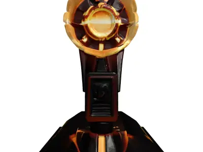 Futuristic Plasma Cutter 3D 3D model