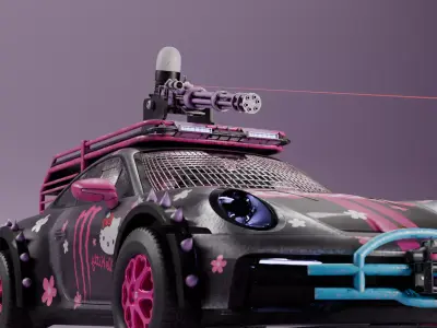 Concept Car 3D model by AlexOrchards