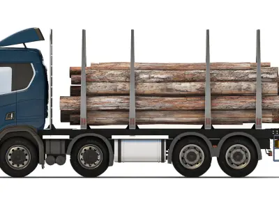 Truck R650 timber 2020 3D model