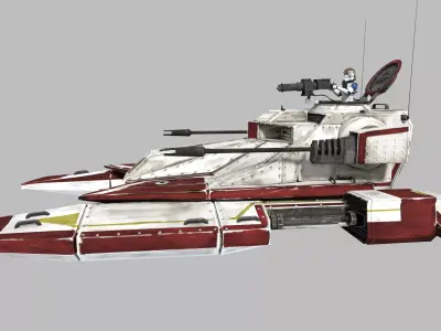 TX 130 Saber-class Fighter Tank The Clone Wars 3D model