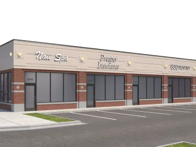 Retail-108 Retail Store 3D model