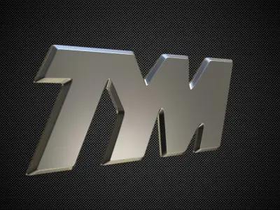 tym logo 3D model