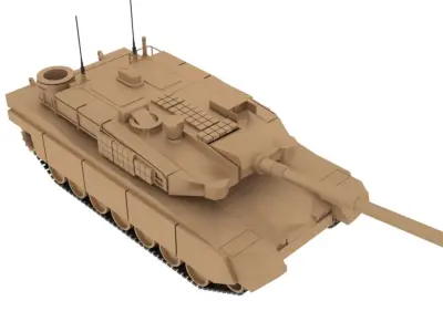  M1A1 Abrams 3D model
