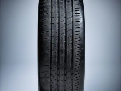 Bridgestone Potenza S007 Low-poly 3D model