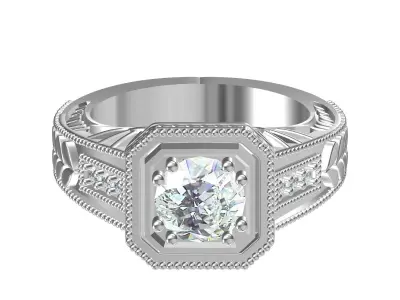 Wedding Ring  3D print model 236
