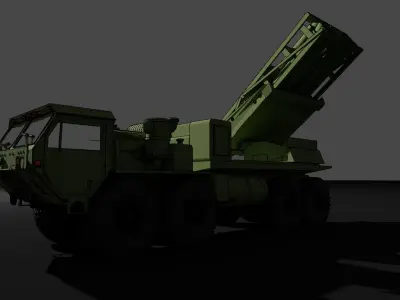 IDF Lahav - Elbit PULS MLRS 3D print model
