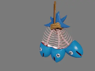 Fish Skeleton Low-poly 3D model purchase