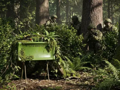 MON-50 Directional Anti Personnel Mine Low-poly 3D model