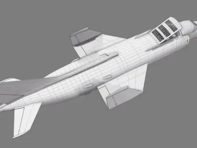 Yak 38M Low-poly 3D model