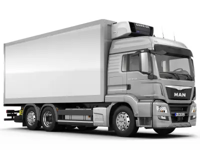 TRUCK VAN LX 6X2 3D model