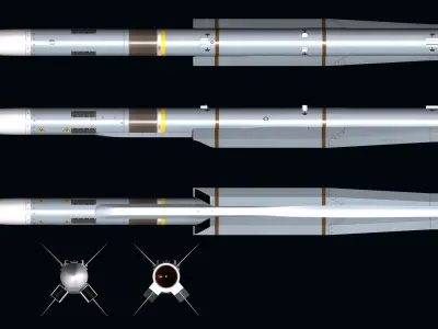 Meteor Missile 3D model