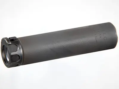 Surefire SOCOM762-MINI2 Suppressor Low-poly 3D model