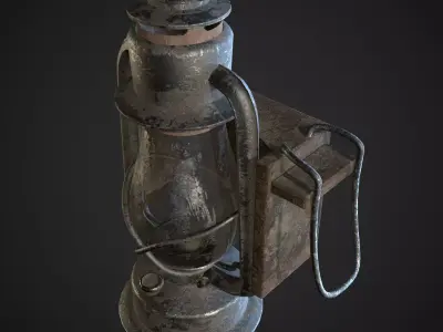 Village lantern Free 3D model