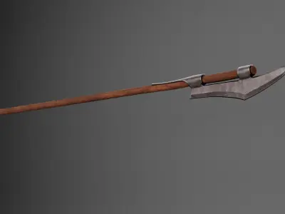 Polearms-WeaponPack Low-poly 3D model