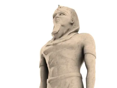 Statue of Khufu 3D model